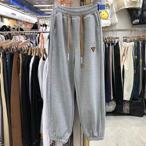 特大码300斤情侣休闲裤子男女冬