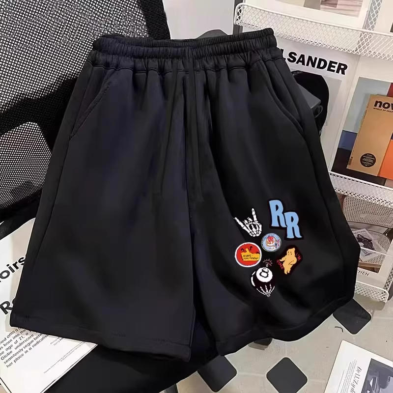 大码300斤美式潮牌休闲短裤男女