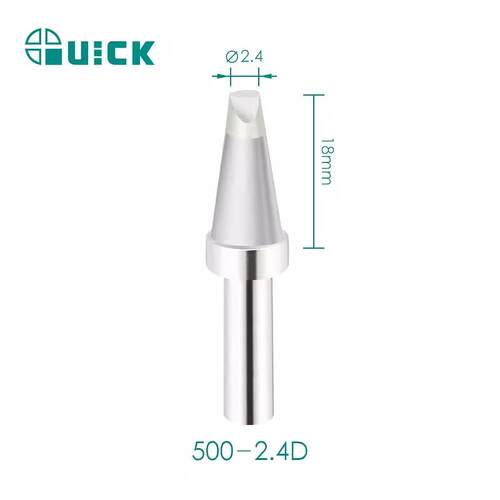 原装QUICK快克205 3205 2300 2300D 焊台烙铁头QSS-500-2.5D焊 咀