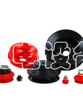 韩国VTEC VMECA真空吸盘VB50N-14M黑色橡胶 带接头