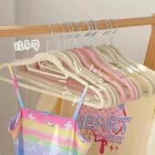 高端植绒衣架整理师专用防滑肩无痕衣架家用挂衣超薄衣撑衣柜收纳