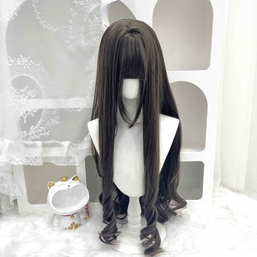 纤韵佳人假发女长发Lolita75cm罗马卷长卷发自带鬓角加长款全头套