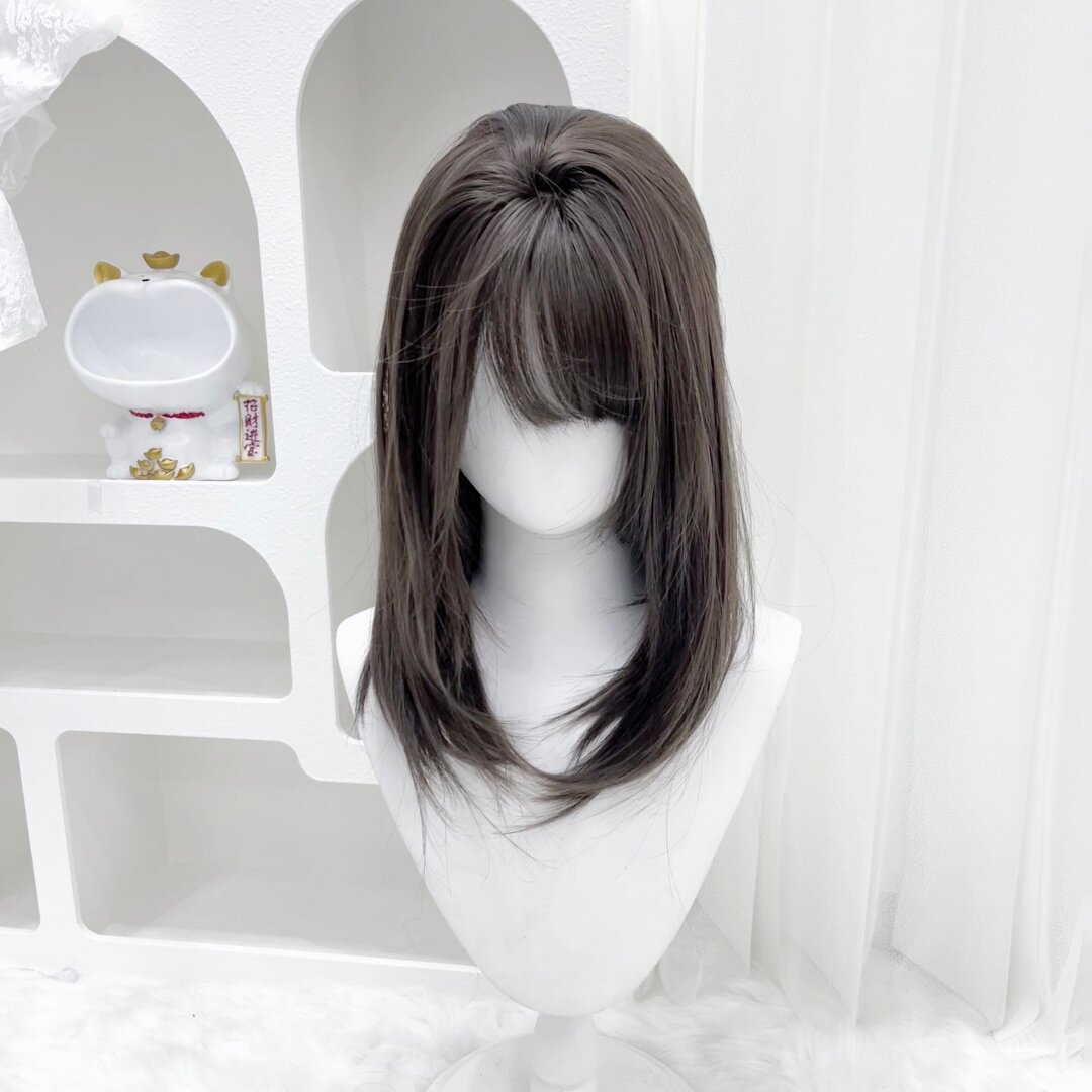 纤韵佳人假发女生中长发jk少女甜美齐肩锁骨发学生日常40cm全头套