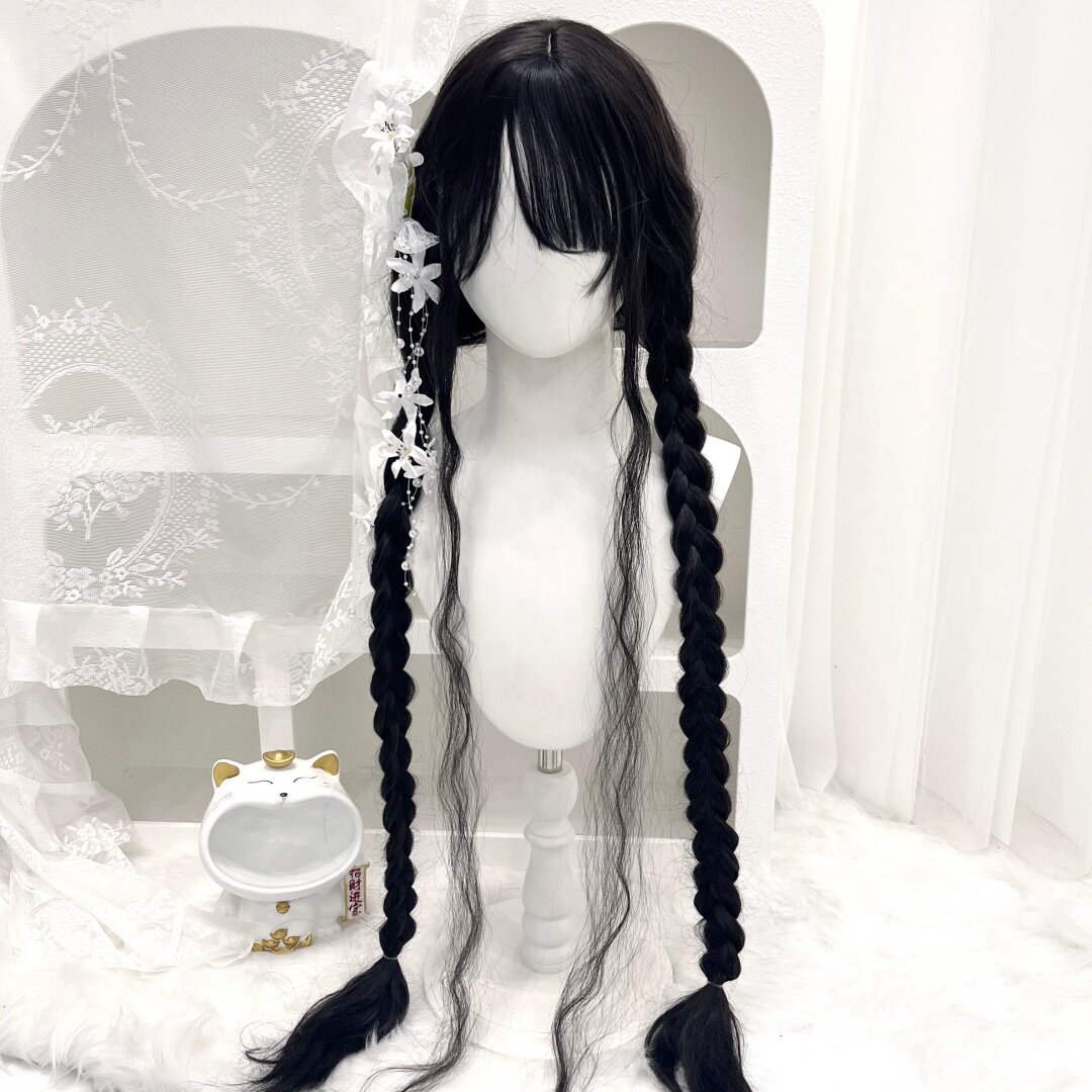 纤韵佳人假发女Lolita超长1米m羊毛卷网红摄影写真森系cos长卷发