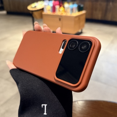 适用小米17pro手机壳xiaomi17promax肤感液态17新款棕褐色15软硅胶14ultra高级感纯色13情侣全包12Spro保护套