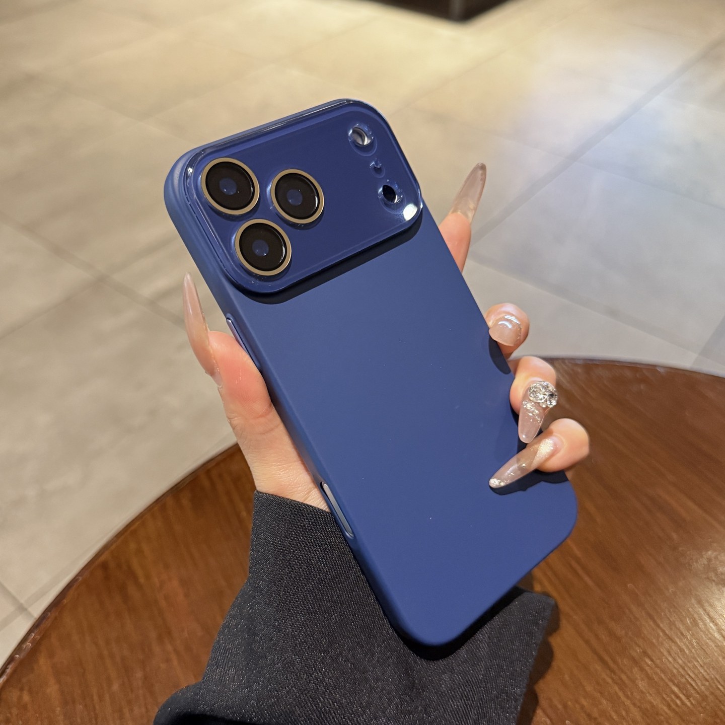 适用iphone17手机壳苹果17promax新款自带镜头膜Air藏蓝色16pro肤感超薄磨砂15plus情侣13全包14防摔12保护套