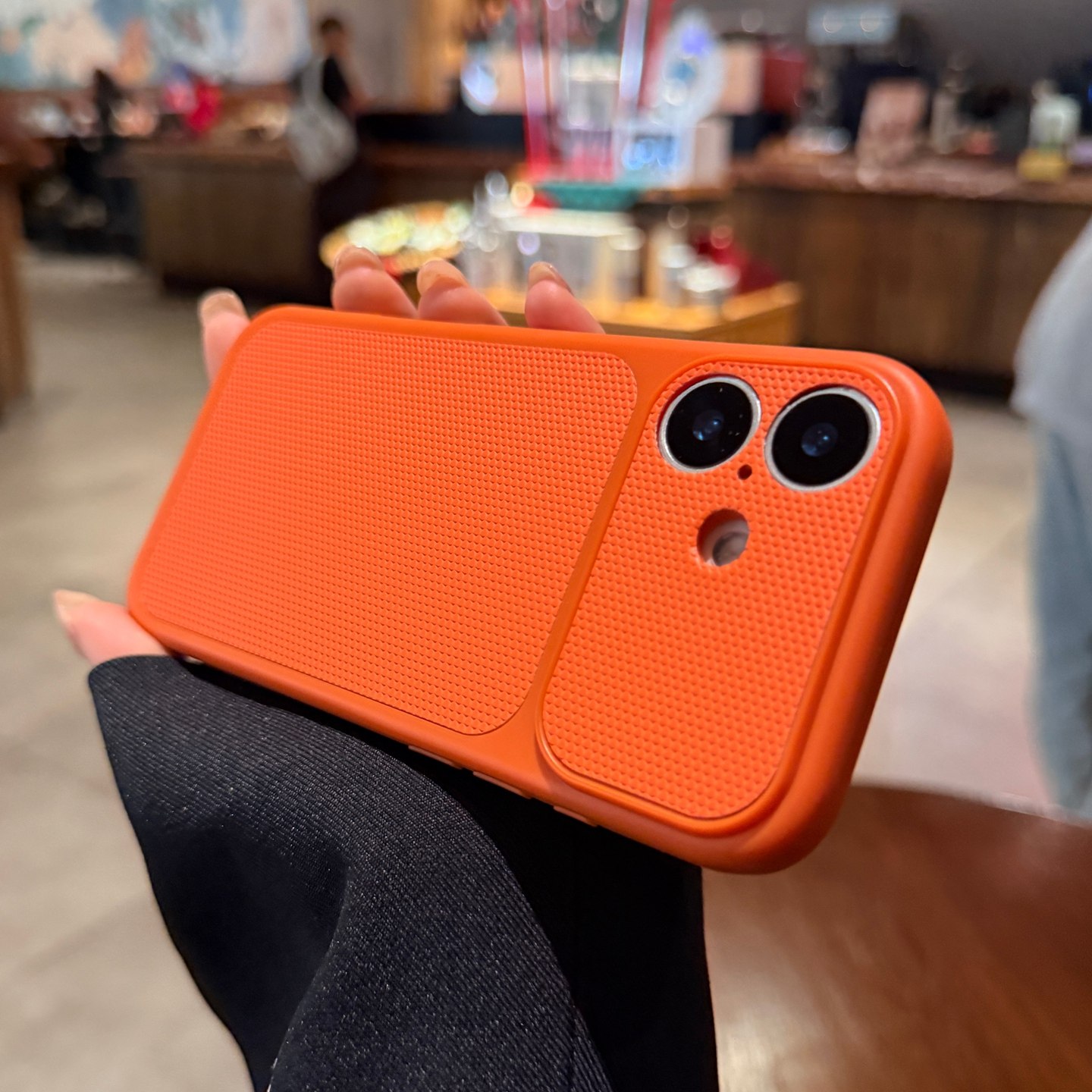 高级感钻石纹素皮适用苹果17手机壳iphone16promax新款秒变17大视窗15pro星宇橙13por简约纯色14PM保护套男女