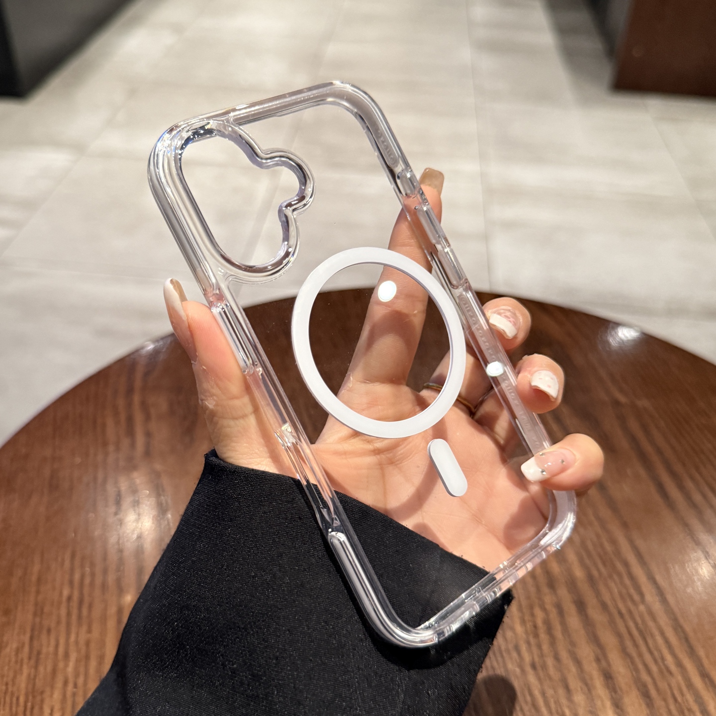 超薄透明适用苹果16pro手机壳磁吸充电iPhone15promax新款加厚边框防撞条14简约高级感12防摔男女13pro保护套