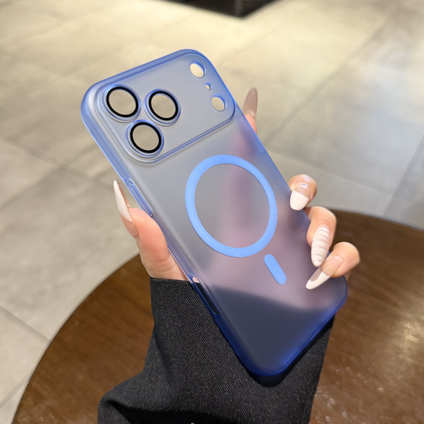 雾面磨砂适用iPhone17新款17air苹果17pro手机壳磁吸16promax全包镜头膜15简约12透蓝色14plus男11女13保护套