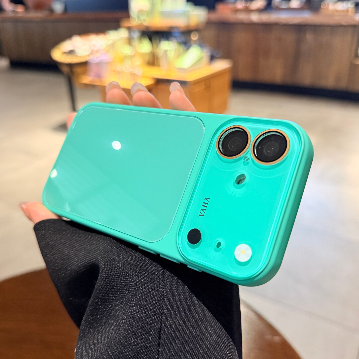 秒变17大视窗适用iphone17ProMax手机壳苹果16pro蒂芙尼蓝色玻璃壳15女新款13全包镜头膜14pro保护套情侣高级