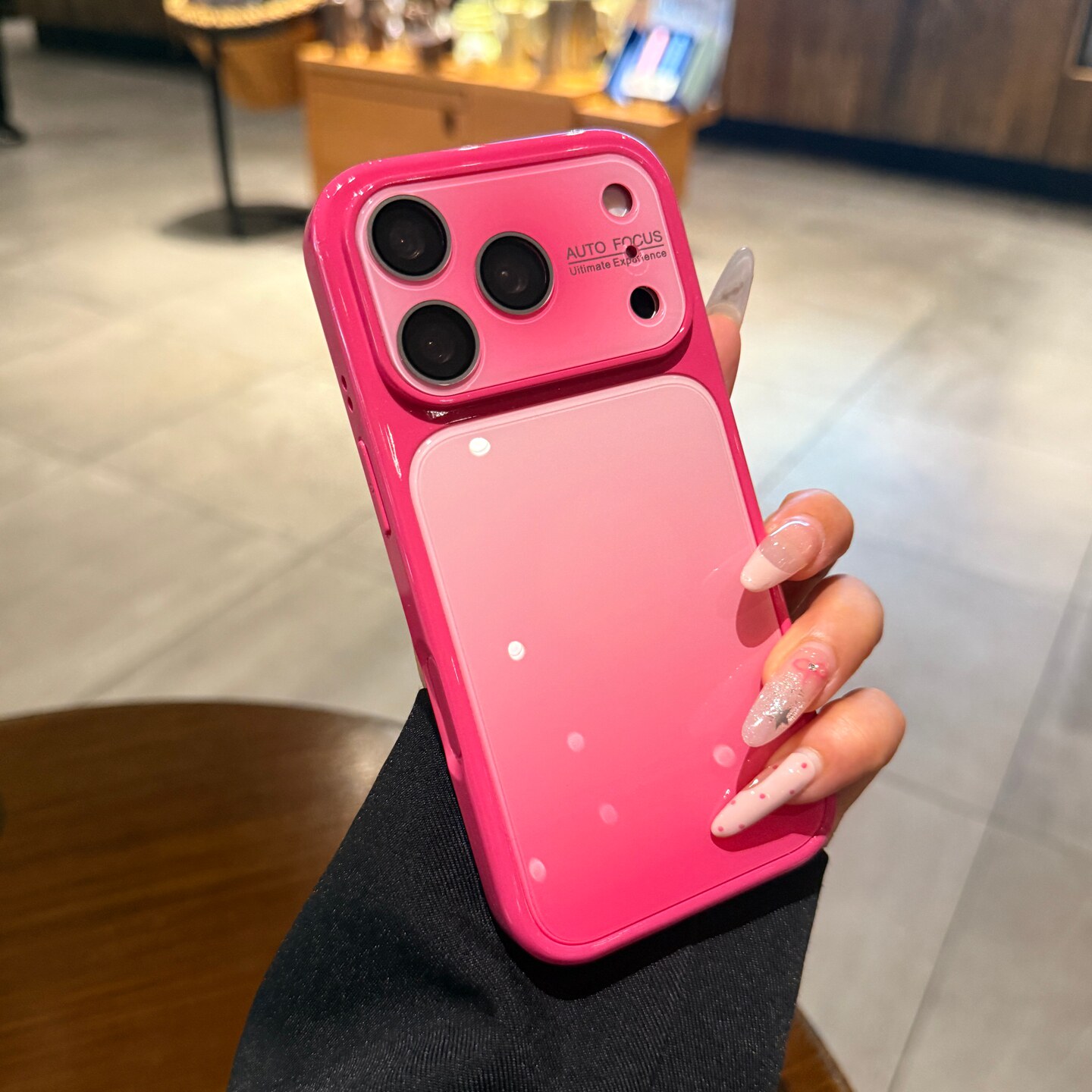 玫红色渐变适用iphone17手机壳17promax苹果16pro新款15情侣高级14P秒变大视窗镜头膜全包男女13保护套巨好看