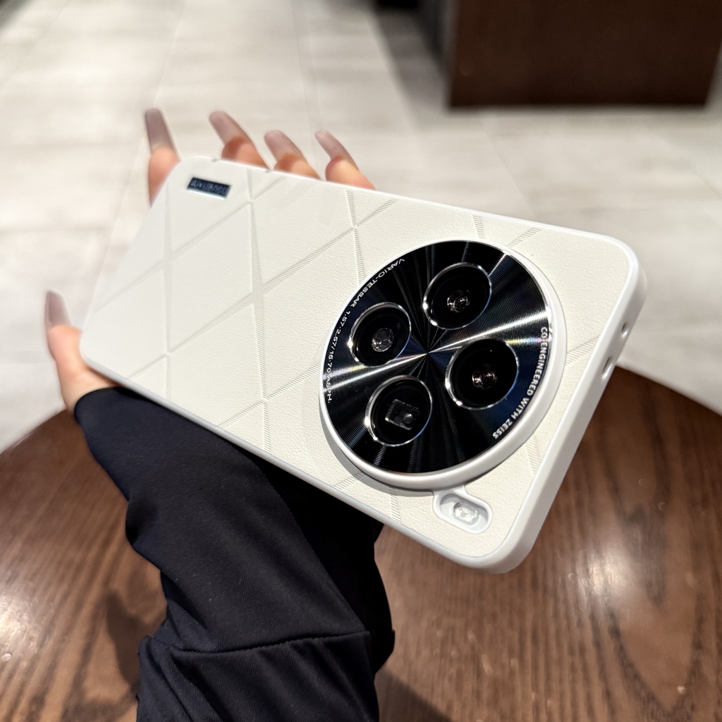 适用vivox200pro手机壳新款x100S保护套Y300高端素皮纹X100 Ultra镜头全包Pro防摔x200 pro mini高级简约纯色