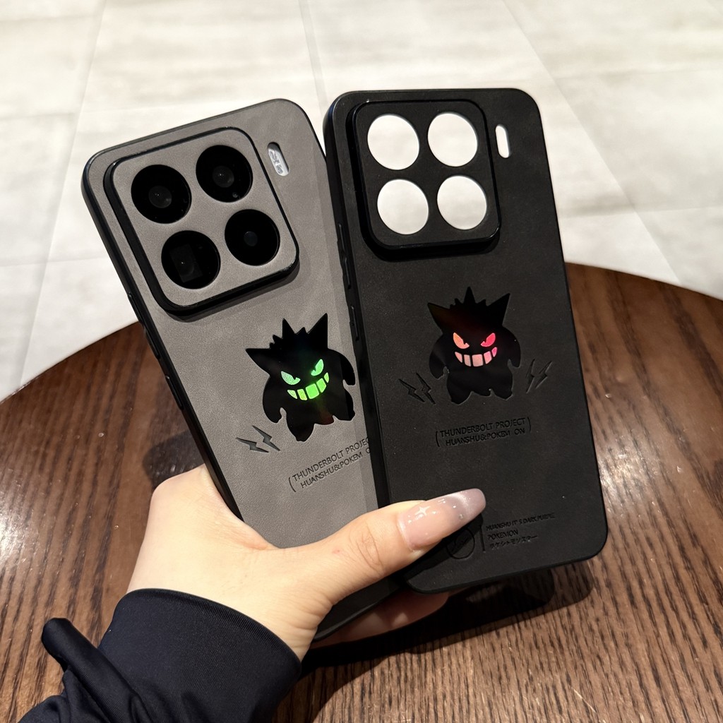 镭射渐变耿鬼适用小米17pro手机壳xiaomi17promax新款小米17promax保护套情侣防摔17耐脏翻毛皮高级感潮牌男