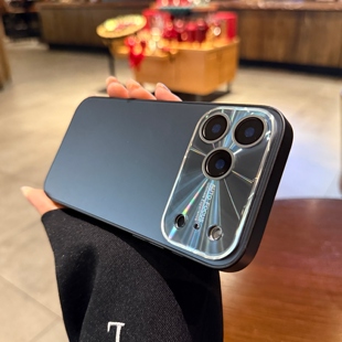 新款极光大视窗适用苹果17pro手机壳iphone16promax肤感磨砂14黑色Air全包镜头膜15改秒变17保护套男士13高级