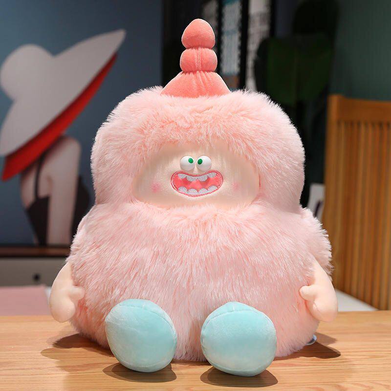 可爱搞怪长毛小怪兽毛绒玩具公仔丑萌玩偶超软布娃娃送女生日礼物