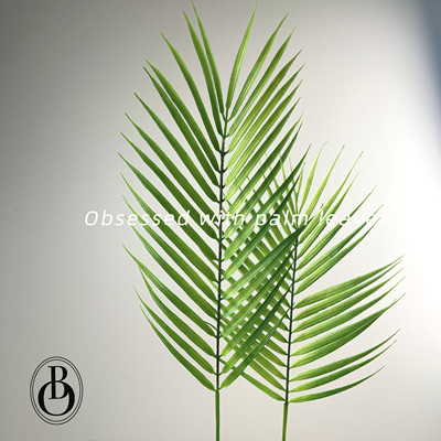 灵动逼真散尾葵侘寂风棕榈叶装饰