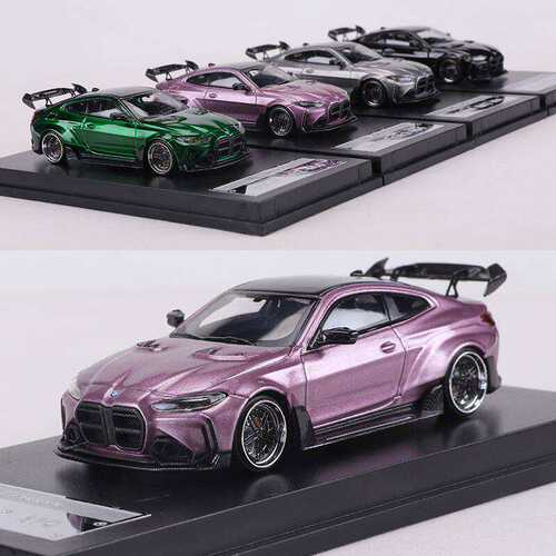 新款 MJ MODEL 1:64G82 M4宽体改装合金仿真汽车模型收藏
