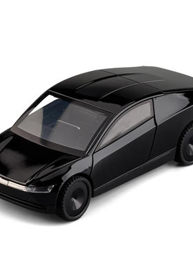 1:32特斯Robotaxi合金模型声光音效新能源车模摆件收藏热销
