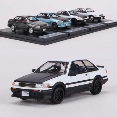 DCT 1:64丰田AE86 Corolla Levine三厢版仿真合金汽车模型收藏