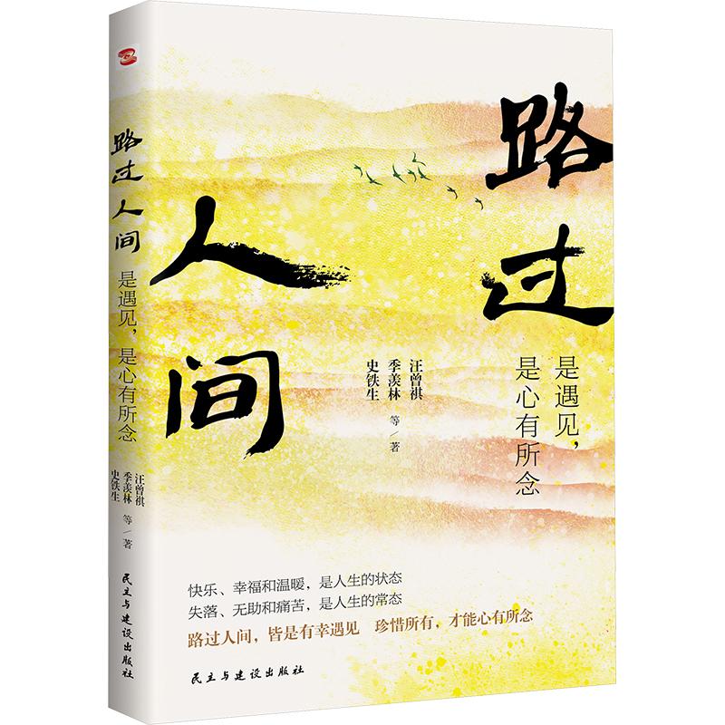 路过人间 是遇见,是心有所念 史铁生 等 著 民主与建设出版社
