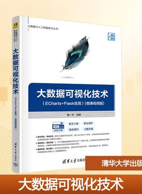 大数据可视化技术（ECHARTS+FLASK实现）(微课视频版) 董一兵 著 清华大学出版社