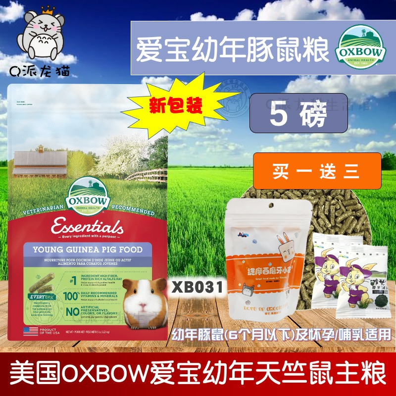 oxbow正品爱宝幼年天竺鼠