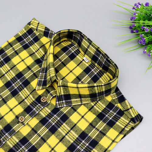 纯棉磨毛格子假领子女百