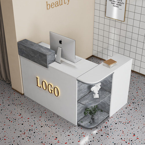 收银台简约服装店吧台转角