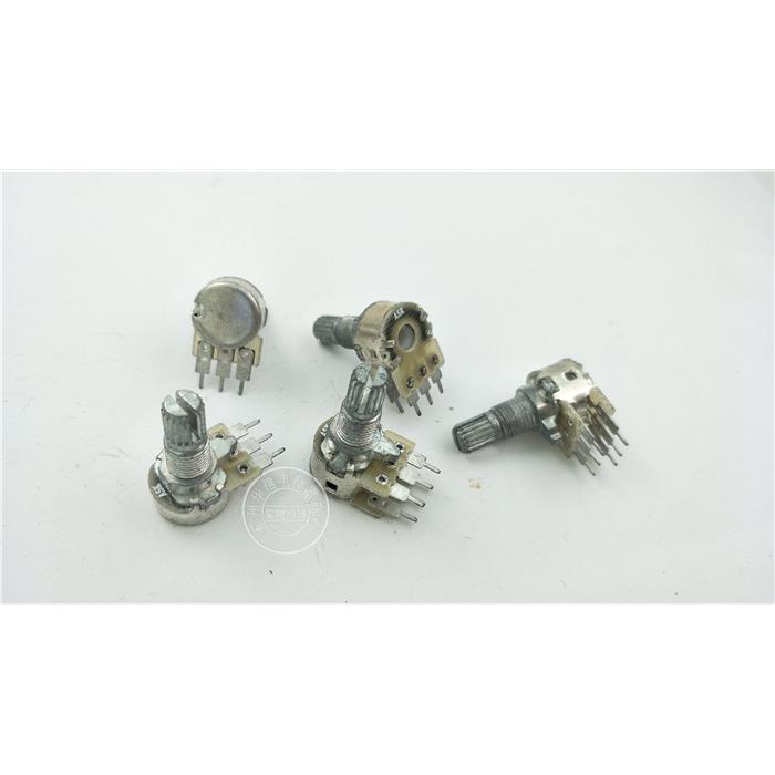 奋达A110 A520 A521 电脑音箱125G 电位器 A5K 柄15MM花 长接线脚