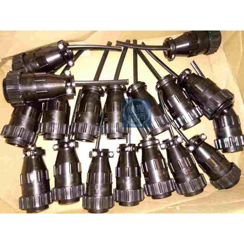 上海威特力焊机WTL氩弧焊枪航空信号14芯插头mexico206044-1AMP2A