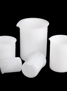 进口NIKKO塑料烧杯HDPE量杯带把手刻度100/200/500/1000ml2L5L10L