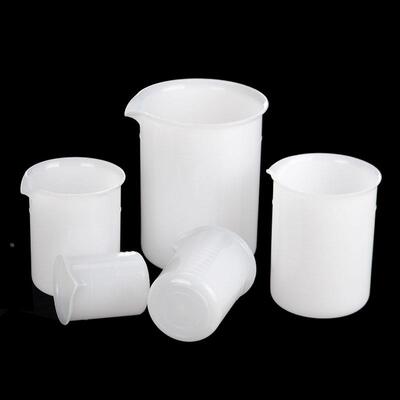 进口NIKKO塑料烧杯HDPE量杯带把手刻度100/200/500/1000ml2L5L10L