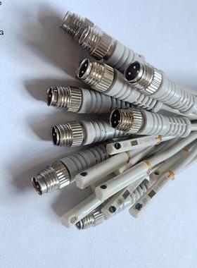 气缸磁性感应开关D-M9BSAPC D-M9PSAPC D-M9NSAPC带M8航空插头线W