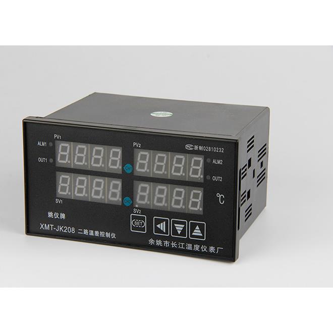 余姚市长江温度仪表厂 XMT-JK208二路温差控制仪 XMTD218 G A F