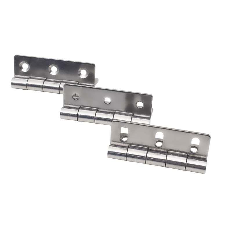 304不锈钢合页加厚工业木门合页机械设备配电柜箱铰链75X50X2MM