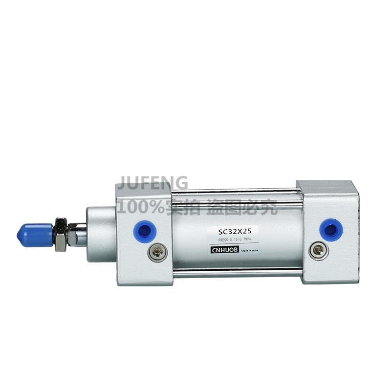 巨丰 标准气缸SC80-25 50 75 100 125 150 175 200+100mm另加29元