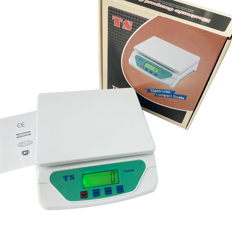 TS500电子秤30kg/1g烘焙秤精准食物秤中药药材秤茶叶秤家用厨房秤