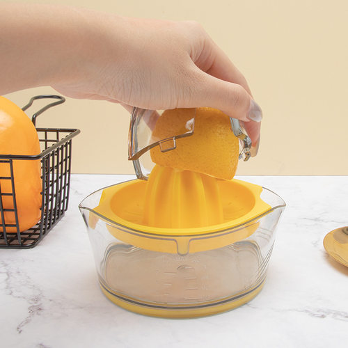 多功能榨汁机手动水果压榨器神器厨房塑料便携水果榨汁机压榨工具