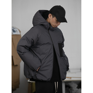 羽绒服 高充绒斜开襟短款 WTW 90白鹅绒