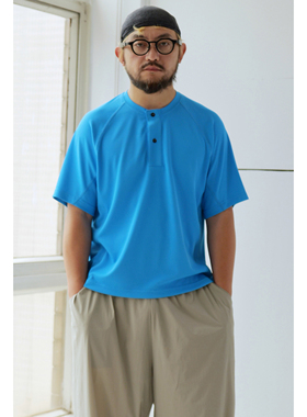 WtW 华夫格透气亨利领短袖 Waffle knit Henley shirt
