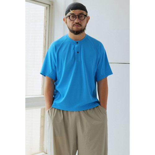 WtW 华夫格透气亨利领短袖 Waffle knit Henley shirt