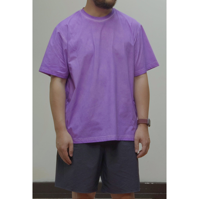 WtW 成衣染速干防晒抗菌宽松短Tee QuickDry T01 Garment Dyeing