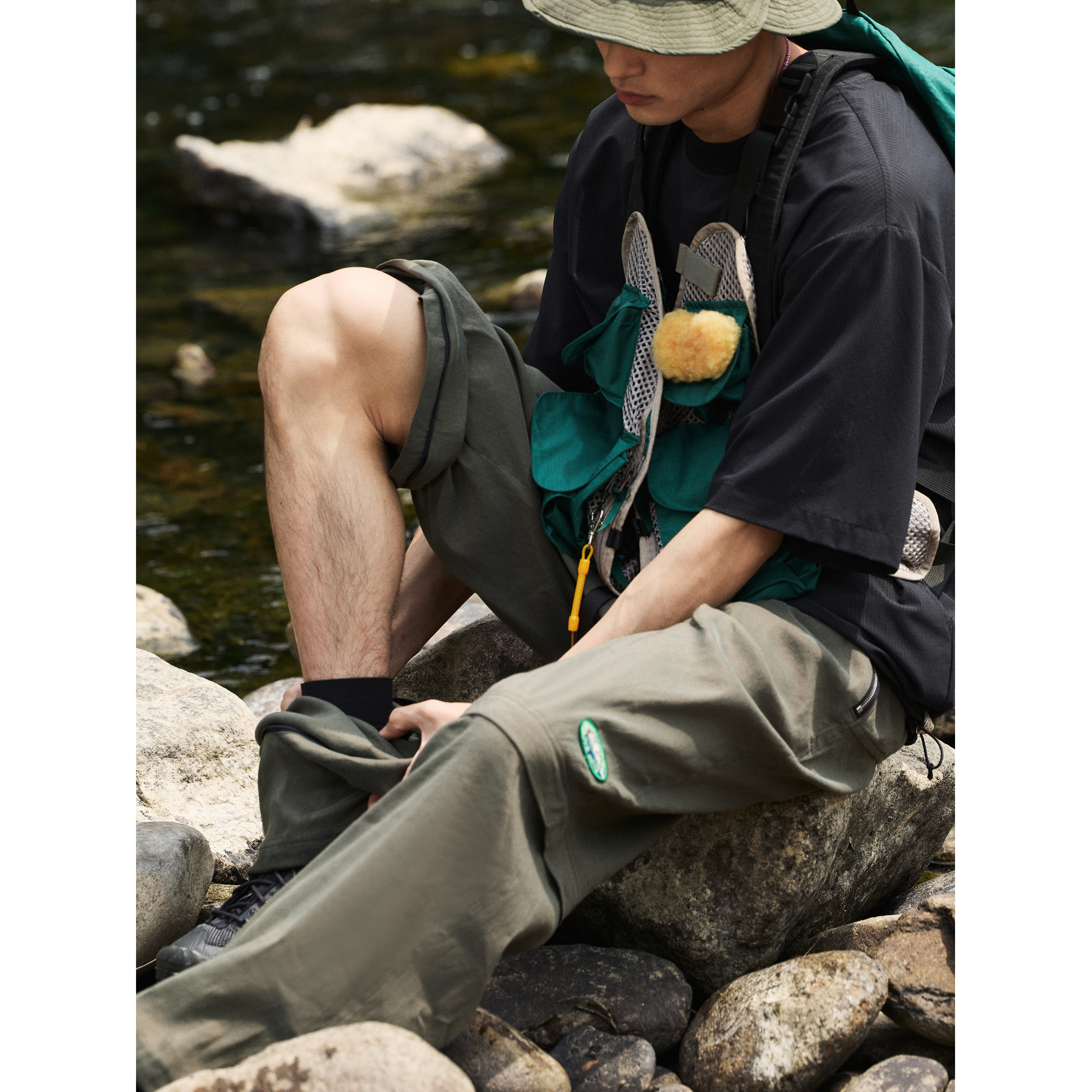 WTW飞蝇主题可脱卸长裤