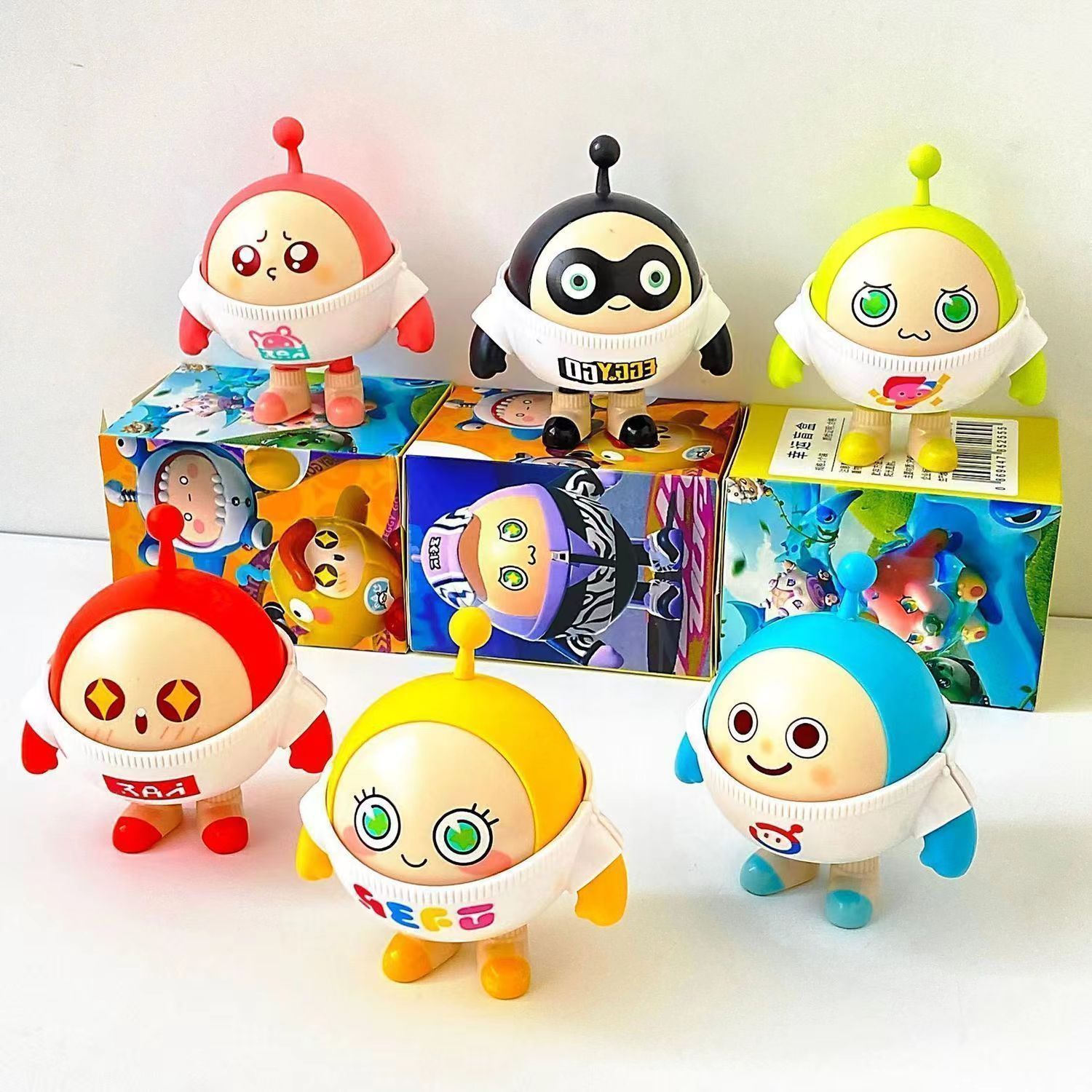 皮肤蛋仔派对盲盒手办公仔可爱萌仔生日蛋糕桌面摆件儿童玩具礼物