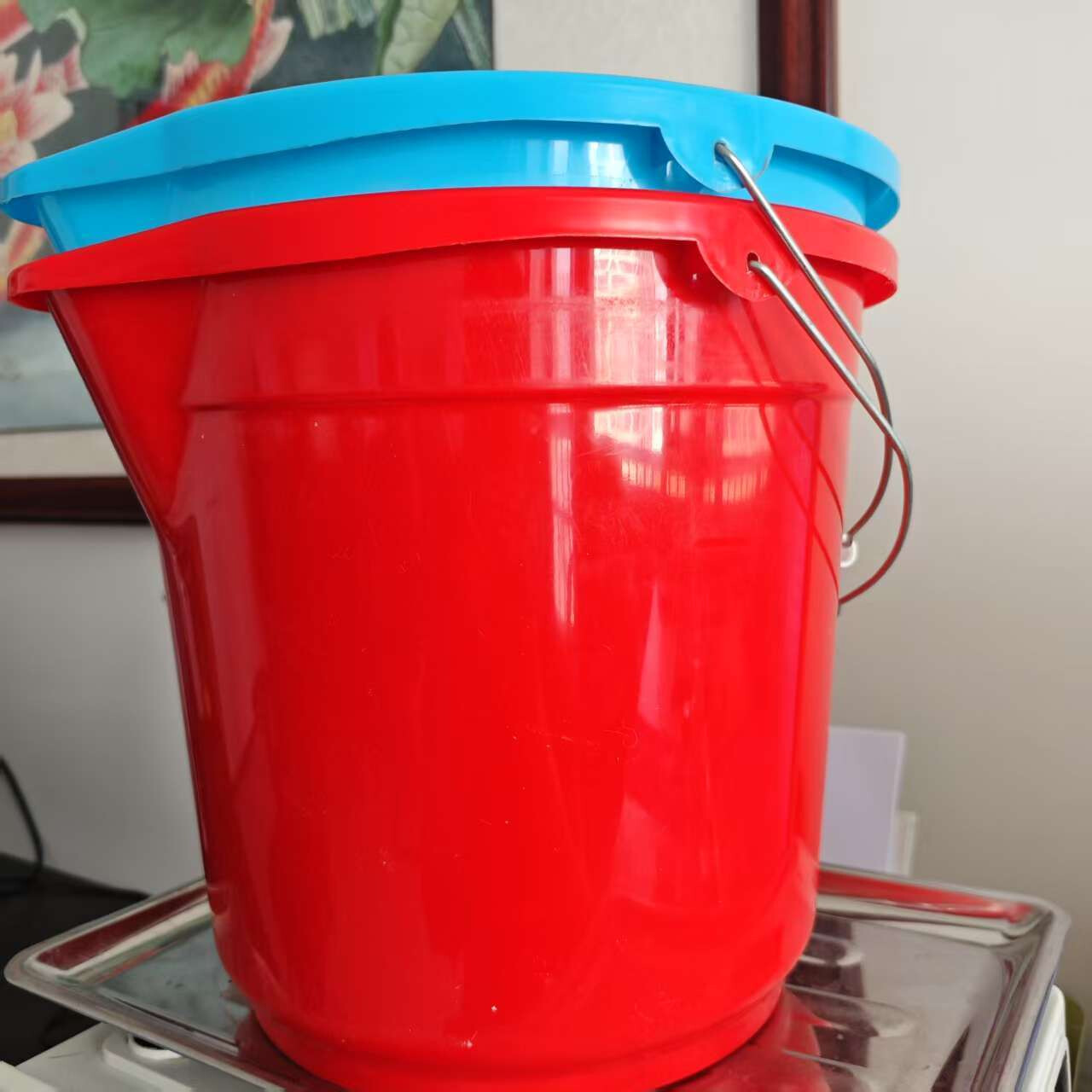 带嘴水桶浇菜浇花水桶家用浇水桶大容量手提浇花壶庭院浇花储水桶
