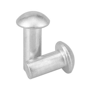 混装半圆头铝制实心铆钉家用敲击帽丁铝铆钉炒菜锅修刀把补蒸锅钉