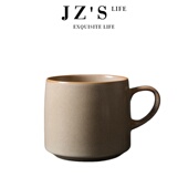 陶瓷复古窑变马克杯高颜值情侣茶水杯子北欧创意440ml粗陶咖啡杯