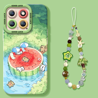 夏日适用真我11手机壳Realme11Pro+套2025全包小狗硅胶西瓜新款OPPO加Pr0十Por保护套外壳Realme防摔软