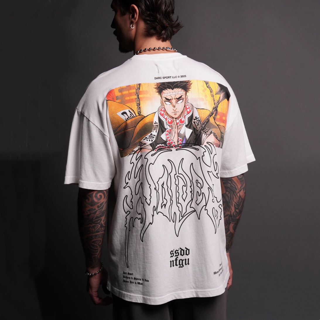 DARC SPORT 美式健身肌肉男棉质t恤健美运动短袖夏季休闲训练衣服