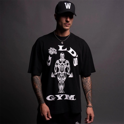 DARC美式联名潮牌印花纯棉短袖夏季国潮宽松男女短袖T恤大码Tee